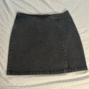 Black Jean Mini Skirt - Wild Fable NWOT